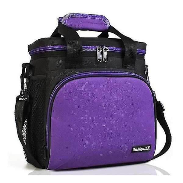 Cooler Box Picnic Bpa Free Food -luokan vuotamaton eristetty lounaskassi kaksoislaukussa miehille, naisille