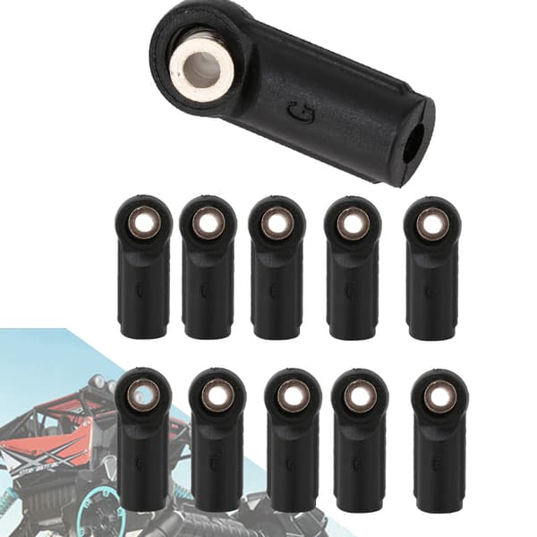 Plastik Stangendeleforbindelse Kuglehoved til Axial SCX 1/10 RC Bil Crawler (Lige)