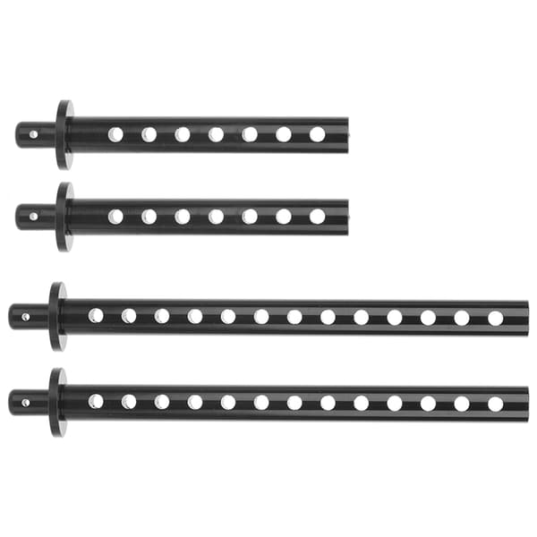 4 stk. Forreste og Bageste Bilskalsøjle Reservedele Passer til RGT 1/10 EX86100 RC Bildele Sort R86018BL