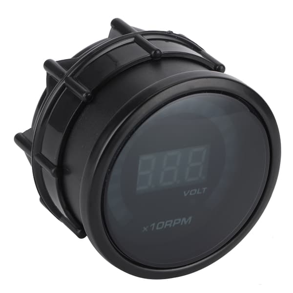2 tommer 2-i-1 12V Turtalmåler Voltmeter LED Digital Display Høj Præcisionsmåler Universal til Bil