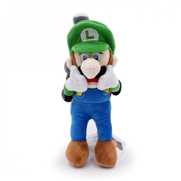 Caraele 28cm Nyankomst Super Mari Luigi Plyslegetøj Horror Luigi With Tag Dolls Mansion 2 Luigi Plyslegetøj Til Børn Julegave A