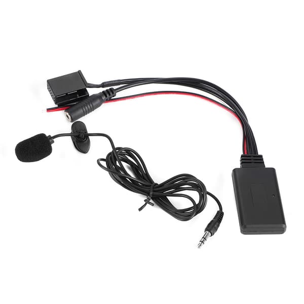 AUXIN Bil Stereo Bluetooth Mikrofon Adapter Kompatibel med Opel CD30 CDC40 CD70 DVD90