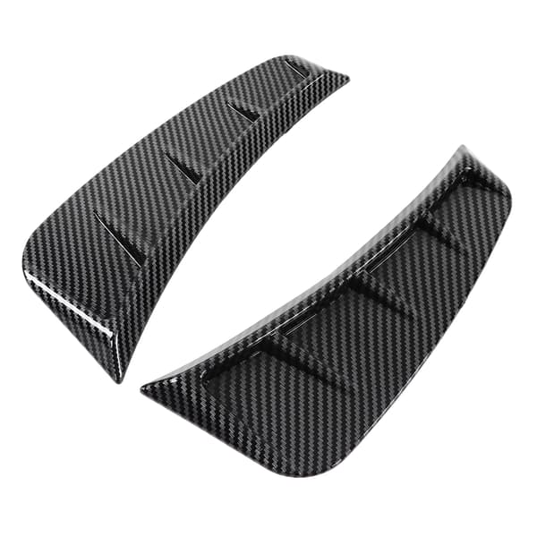 Frontfanger Side Luftventil Trim Karbonfiberstil Universal Eksteriørdekorasjon