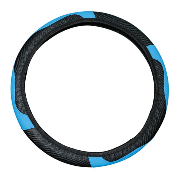 38 cm Universal PU læder bilsædebetræk skridsikkert elastisk glat behageligt sort blåt
