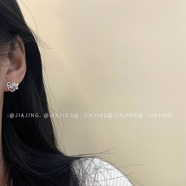 Örhängen Zirconheart Stud Fashion Jewelry Ac7920