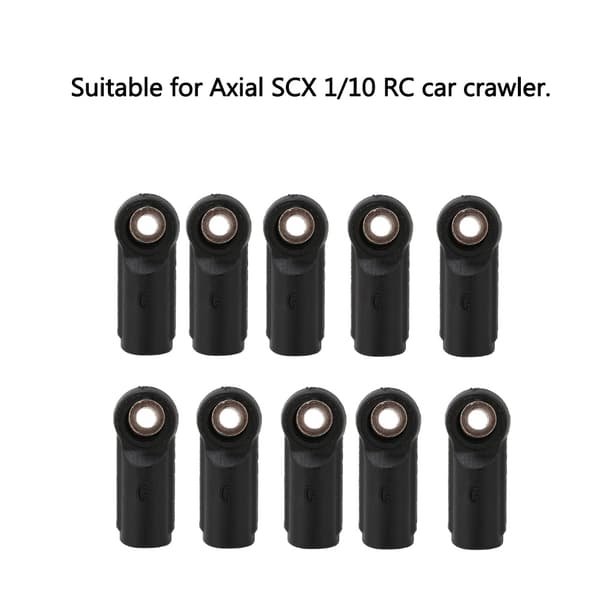 Plastikk kulehode for Axial SCX 1/10 RC bil crawler (rett)