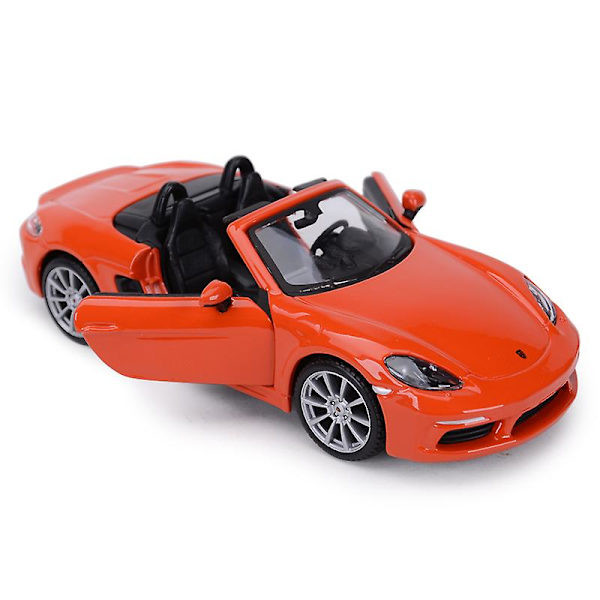 Bburago 1:24 Porsche 718 Boxster sportsvogn statiske trykstøbte køretøjer Samlerobjekt model billegetøj