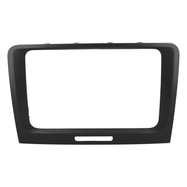 2-DIN Navigasjonsramme ABS Sentral Kontroll Dashbord DVD-plate for Superb 2009-2014