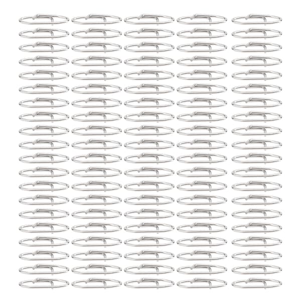 100 stk. fiskeredskaper Power Clips rustfritt stål hurtigskift koblinger