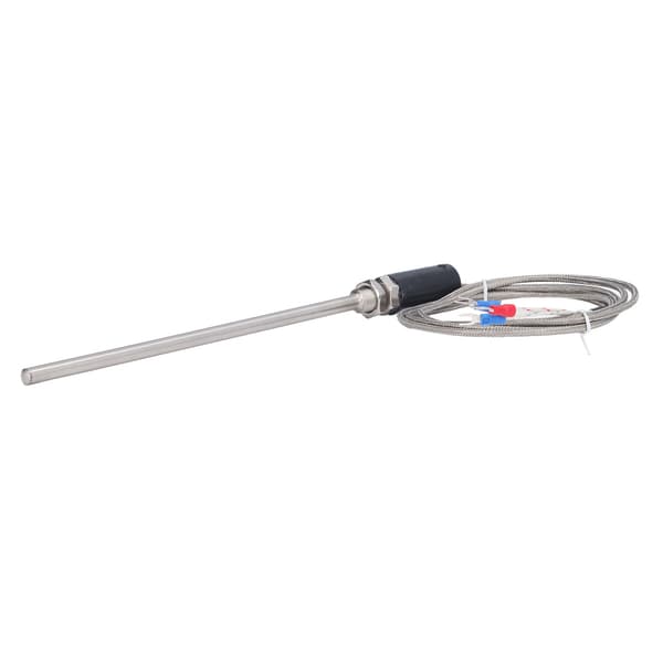 PT100 Temperatursensor Skjermet Ledningsprobe -200 til 450C WZPT-10