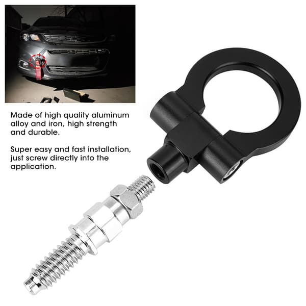 Eurooppalainen auton CNC-perävaunun vetokoukku sopii 3-sarjaan E39 E92 E91 E90 E46 E36 (musta)