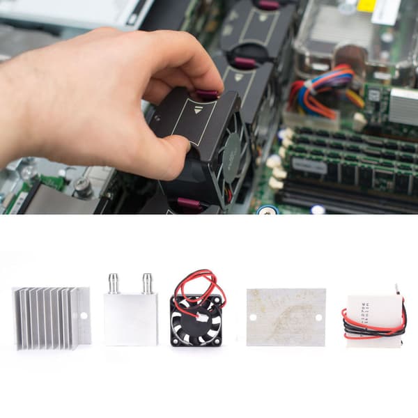 TEC1 12706 70W Vattenkylningssystem Kit Termisk Elektrisk Kylmodul Kylfläns