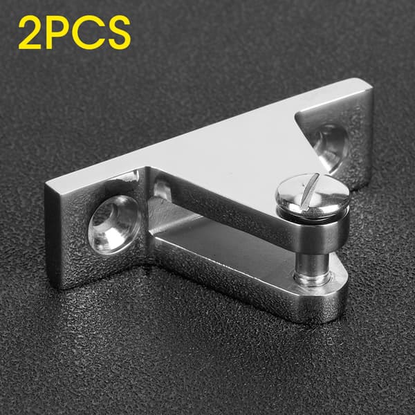 2. Marine Hængsel Bimini Top Pedal Hængselstift Bådmontering Dæk Hardware