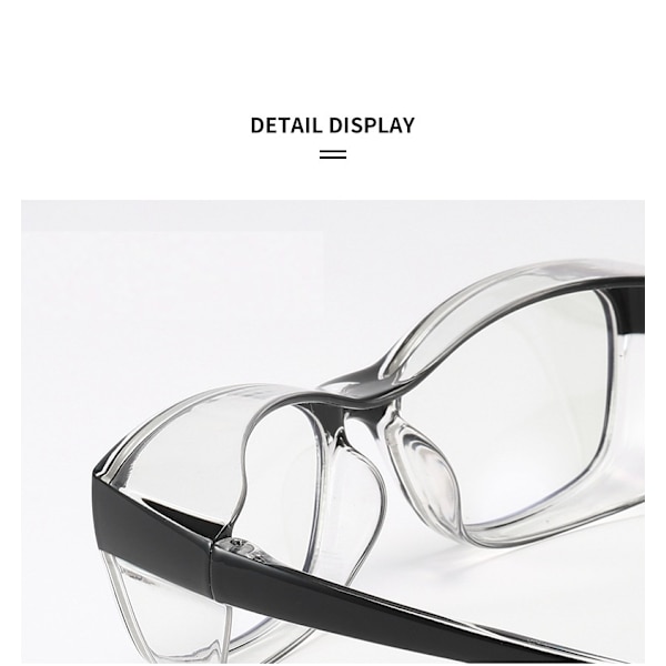 Udendørs forseglede Anti-Blue Light Night Vision solbriller Tea frame transparent sheet
