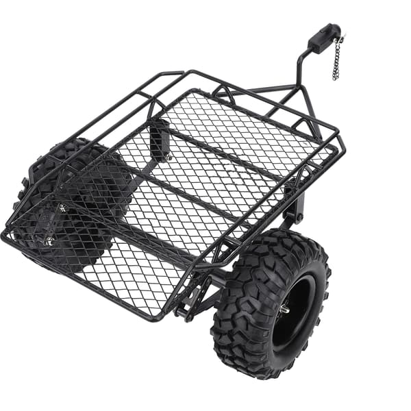 RC Spandtrailer til TRX4 D90 SCX10 CC01 1/10 DIY-dele (sort)