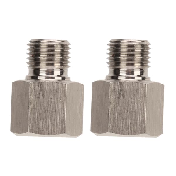 1/8in NPT til M10 X 1.0 han manometeradapter lækagesikker rustfrit stål universal til biler