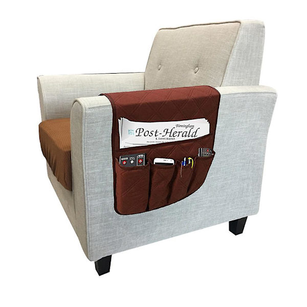 Soffa Armstöd Sits Hängväska Lazy Bedside Bag Creative Storage Bag coffee
