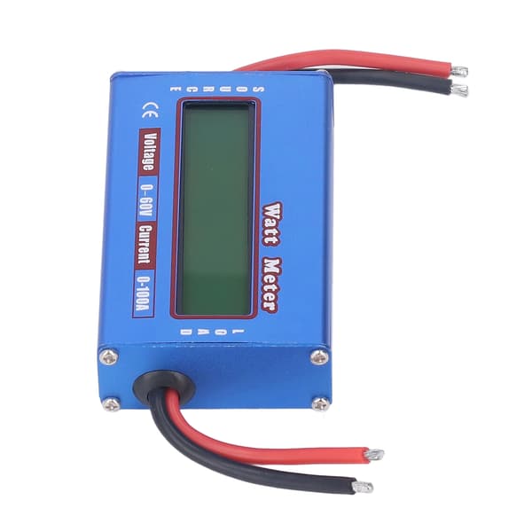 Eksakt RC Volt Amp Watt Tester med LCD-skjerm for solsystem