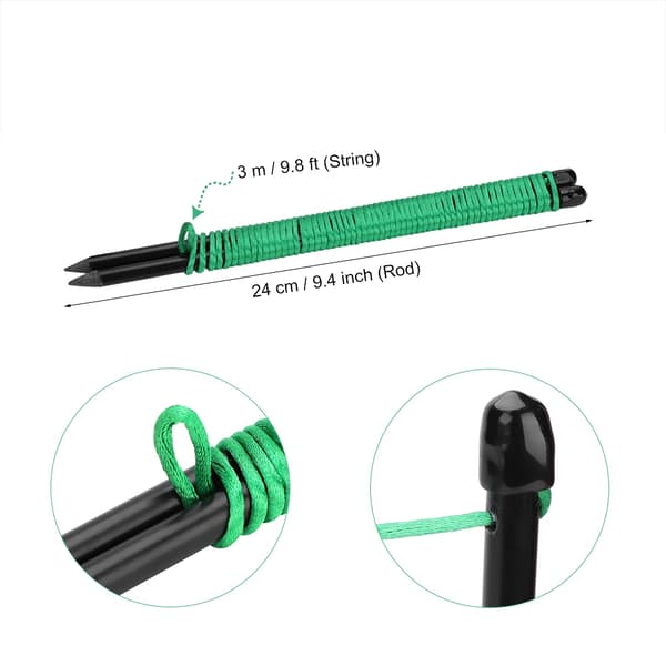 Utendørs Solid Glassfiber Golfball Trenings Tee Holder Korrigerer