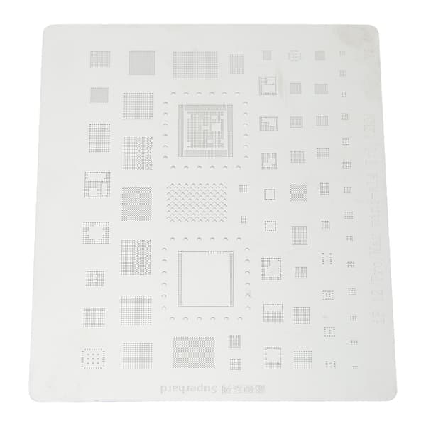 BGA Reballing Stencil Rustfrit Stål Loddemaske til IOS 12 Serien A14 CPU