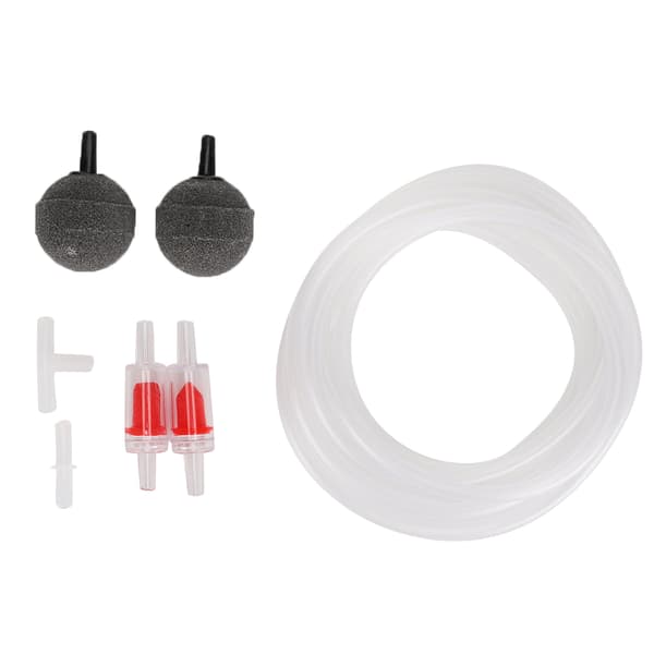 Akvarium Luftpump Tillbehör Sugkopp Backventil Luftsten 3-Vägs Slang Set