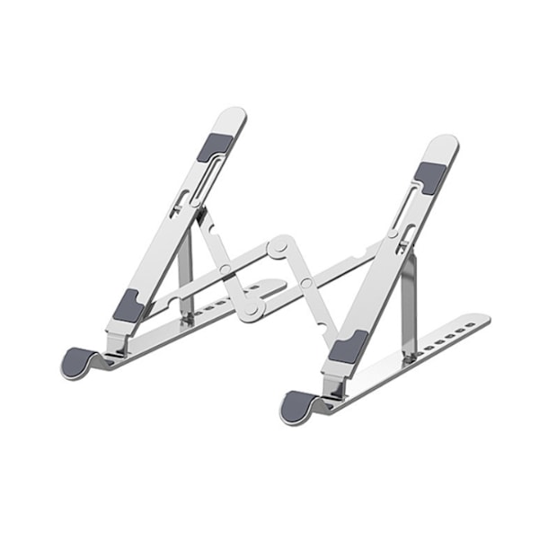 Metal aluminiumslegering sammenfoldelig bærbar kølestativ (D103 sølv)