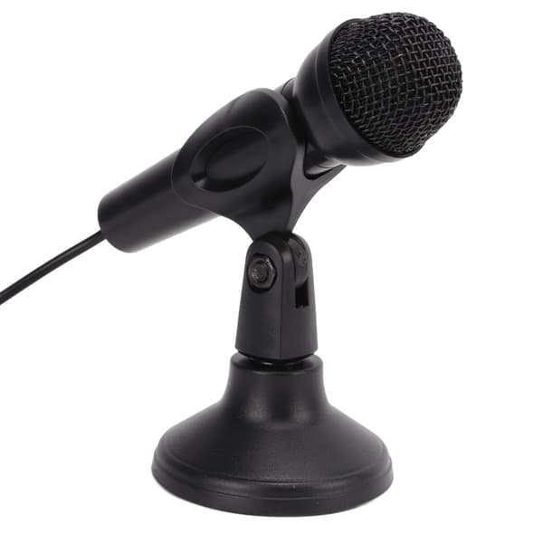 Computer Mikrofon 3.5mm Kablet Plug and Play Anti-Interferens Bred Kompatibilitet PC Mikrofon