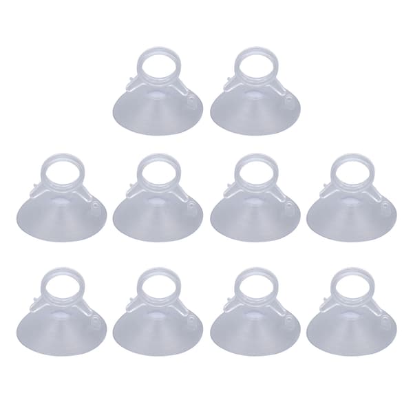 Stark transparent sugkopp för bilglas med dragring