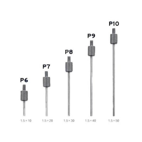 Højpræcisions 5 stk. Testindikator Nåleprober D1.5mm