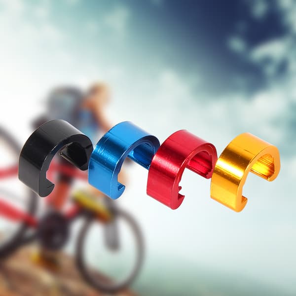 10 stk. messing C-clips kabelstyr til MTB racercykel