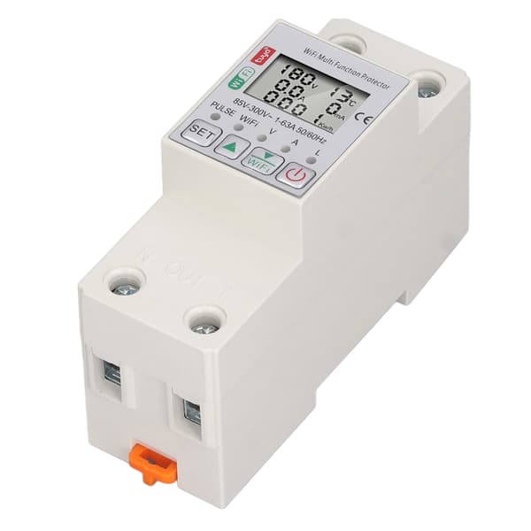 Tuya WiFi Smart Strømmåler Switch Energi Strømafbryder Multifunktionsbeskyttelse AC85 300V 63A