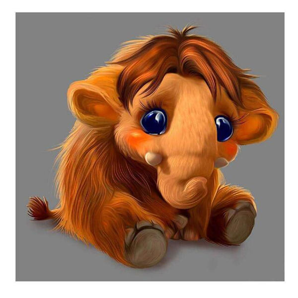 5D DIY Animal -sarjan diamond painting (30*30cm)