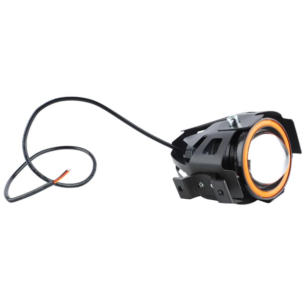 Motorsykkel frontlykt 4 lysmoduser Unik blendende 12V til 60V støtsikker LED frontlykt rød