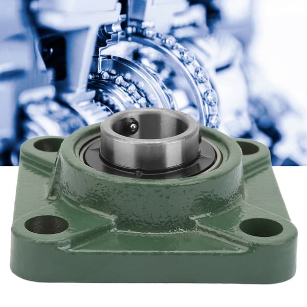 30mm 25.4mm Firkantet Putelagerblokk Solid Base 4 Monterte Hull
