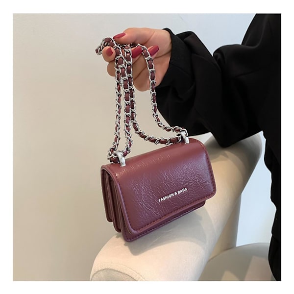 Mini Tote Bag Crossbody Taske Simple Kvinde Skuldertaske Lille Firkantet Dame Håndtaske Ny (klaret)