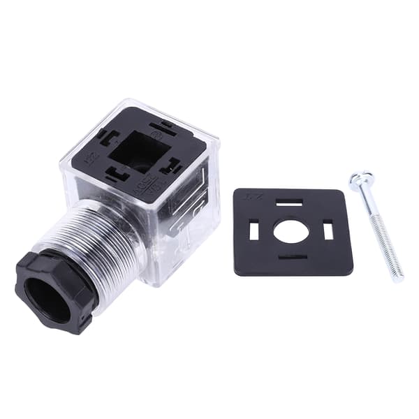 5 stk. hydraulisk magnetventilprop med lys, transparent, universal AC 220V