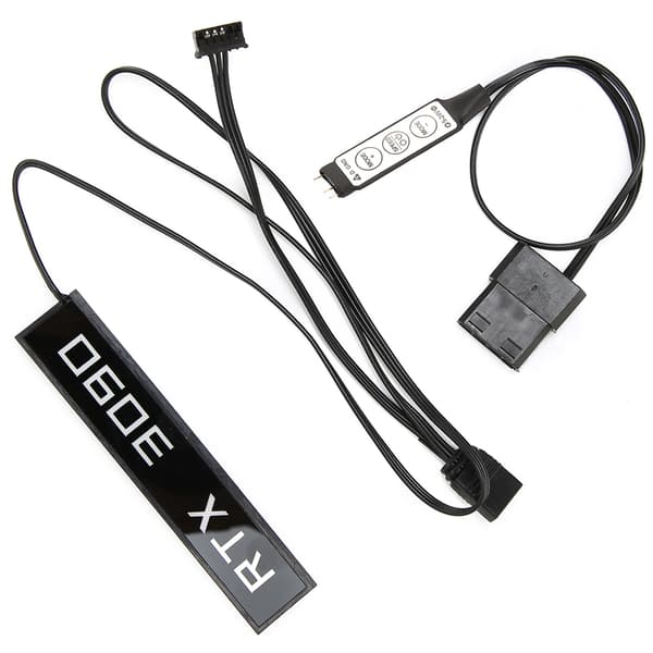 RGB Grafikkort Lys 3Pin 6Pin 50cm Synkroniser Bundkort 5V Computertilbehør