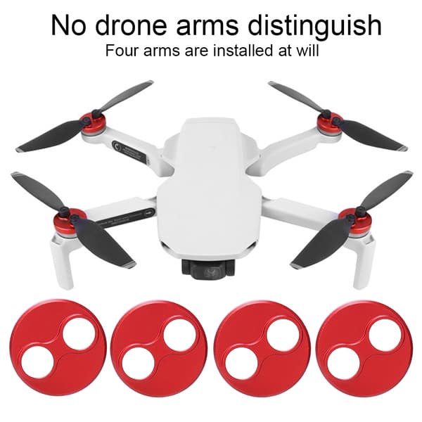 Motordekselhette Drone Motorbeskytter Tilbehør Passer til Mavic Mini Drone Rød