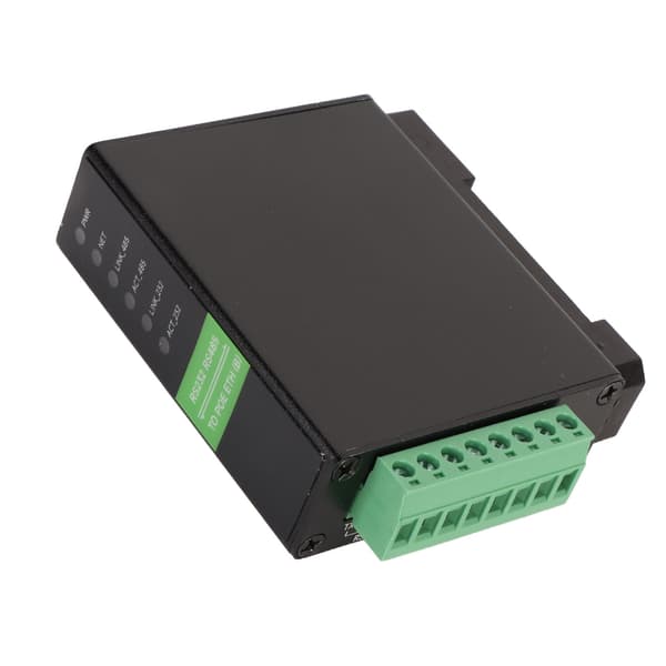 RS485 til RJ45 Ethernet Seriel Server Dual Channel Skinne Montering 1200 til 115200bps RS232 til RJ45 Ethernet Modul