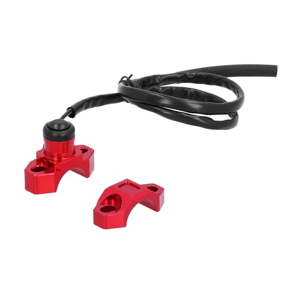 Motorstop Start Kill Switch med monteringsbagplade Universal til motorcykel ATV 7/8in styr