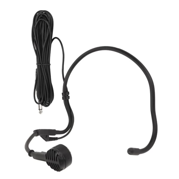 6,35 mm Ergonomisk Dynamisk 5 m Ledningsført Headset Mikrofon til Karaoke Højttaler Forstærker Undervisning