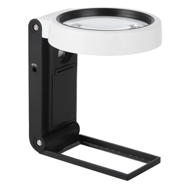 Sammenfoldelig HD LED-forstørrelsesglas til observation og elektronikreparation