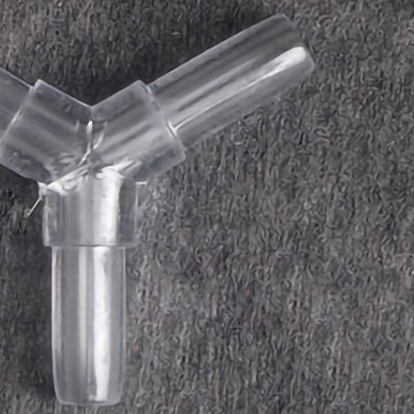 Transparent Akryl Y-typ T-koppling Akvarie Luftslangkoppling