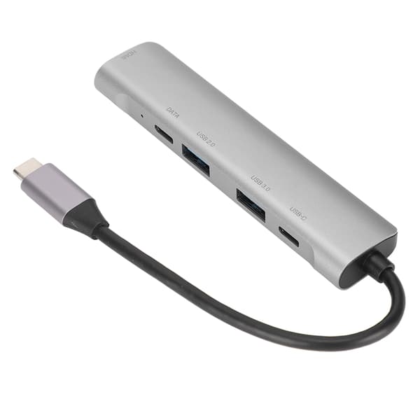 5-i-1 USB C Hub HDMI 4K 2K 30Hz TV-projektor Videoadapter USB 3 0 2 0 Dokkingstasjon
