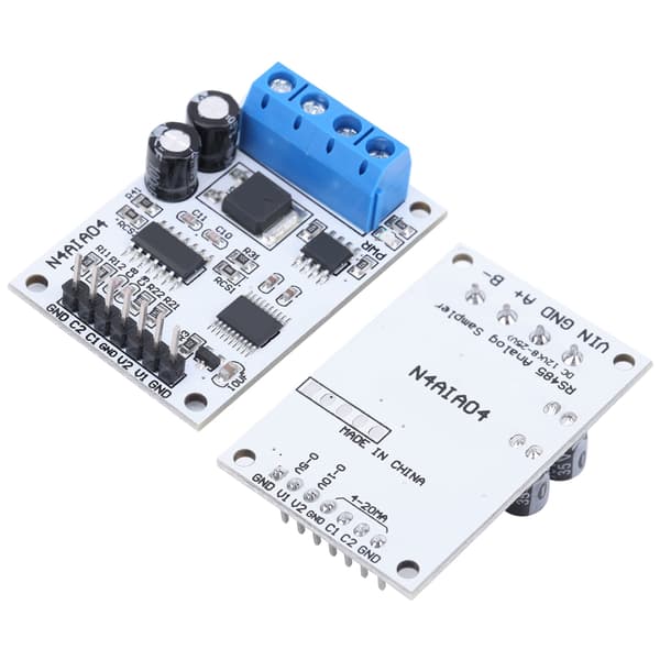 4-20mA RS485 Spenning Strøm Analog Kollektor Innsamling ADC Modbus RTU 03 06