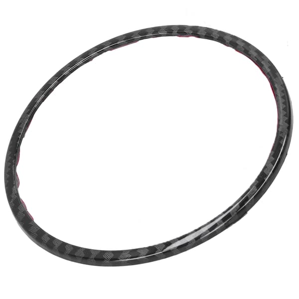 Mazda 3 Axela 2020 Kulfiber Blank Sort Ratpanelkappe Trim Paljetter Cirkelmærke Ring