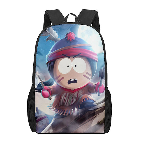 South-park 16 tommer 3d Print Børneskoletasker Ortopædisk rygsæk-8 8