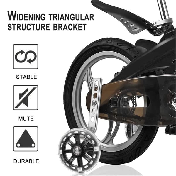 12-pack träningshjul för barn Universella cykelstabilisatorer Säkerhetsstöd