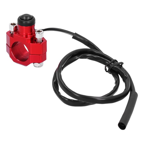 Motorstop Start Kill Switch med monteringsbagplade Universal til motorcykel ATV 7/8in styr