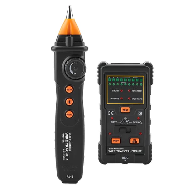 Peakmeter PM6816 Multifunktionel Netværkskabel Wire Tracker Line Finder RJ45 RJ11